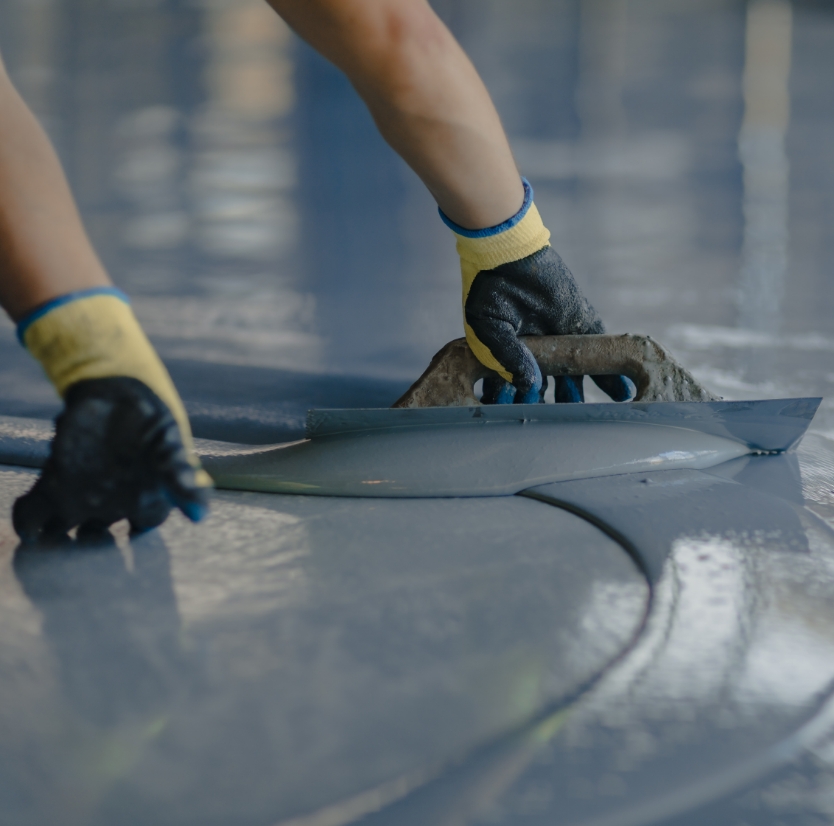 ALCEA CPS industrial floor coating application concrete protection construction system