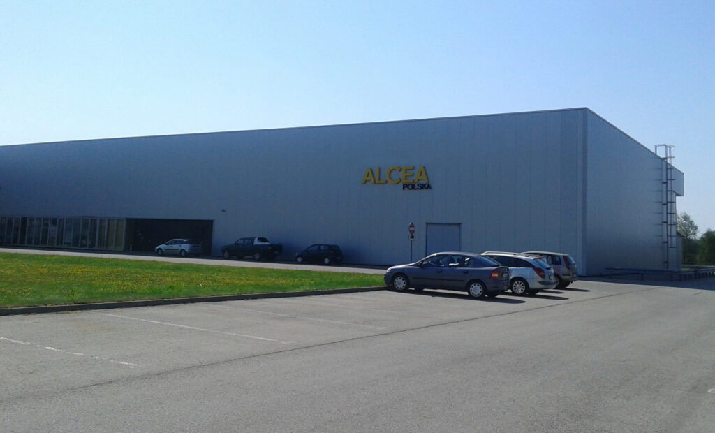 Panoramica stabilimento produttivo ALCEA in Polonia