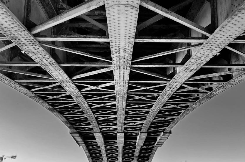 Infrastruttura di ponti in acciaio Sistemi di rivestimento anticorrosivo ALCEA Protezione industriale ferroviaria